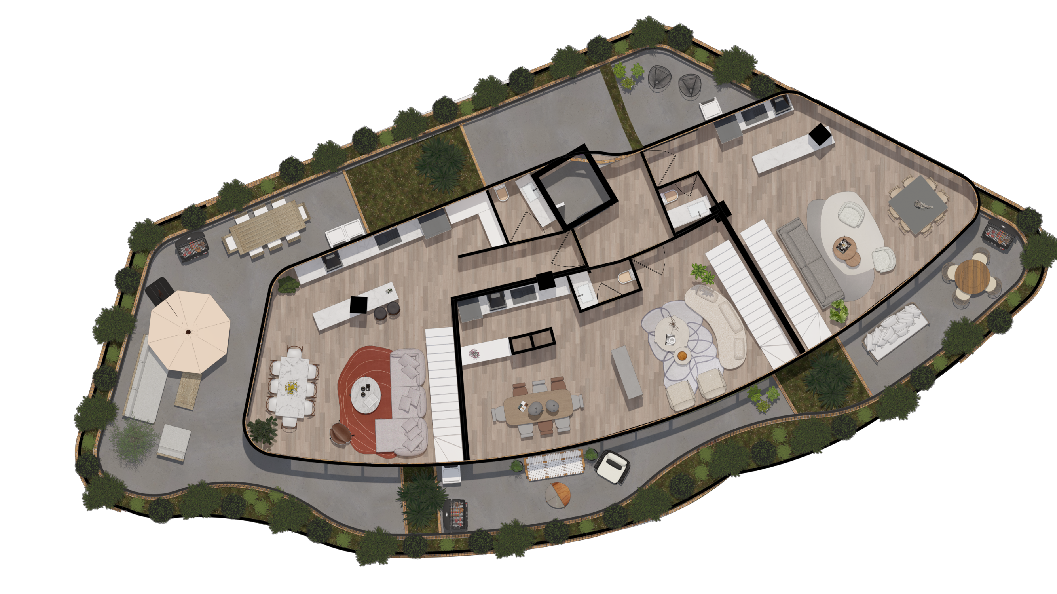 Plano del piso Quinto Piso